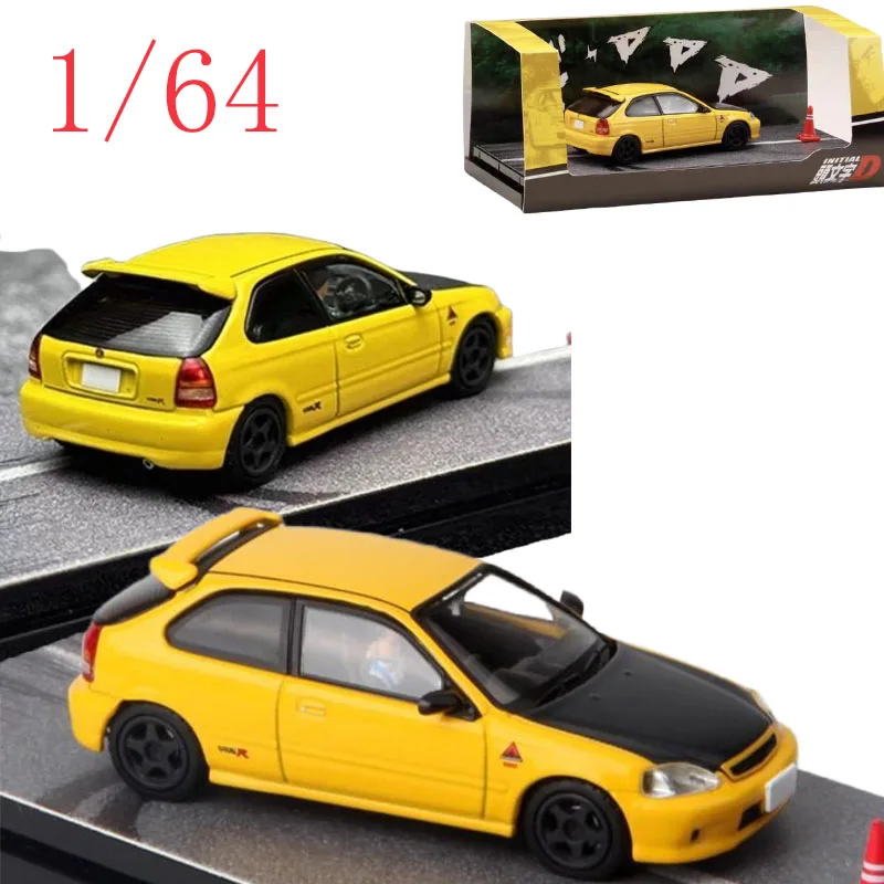 

Hobby Japan Diecast 1/64 Scale ‌Honda Civic (EK9) with Figure Alloy Car Model Toys for Boys Gift