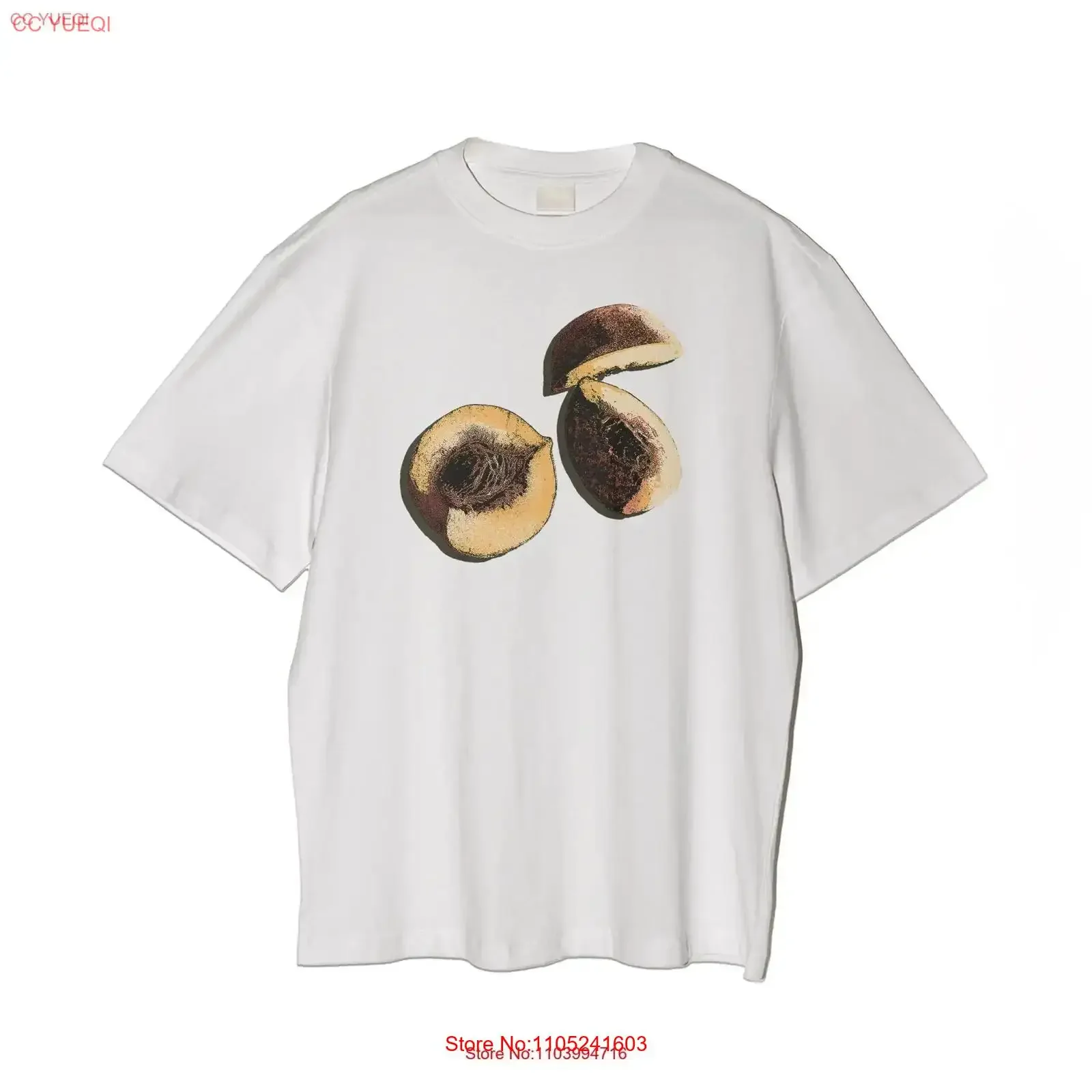 Peaches T Shirt Call Me By Your Name Inspired Fruity vintage Washed Top For Everyday Wear Comfortable Stretched Casual Stylish