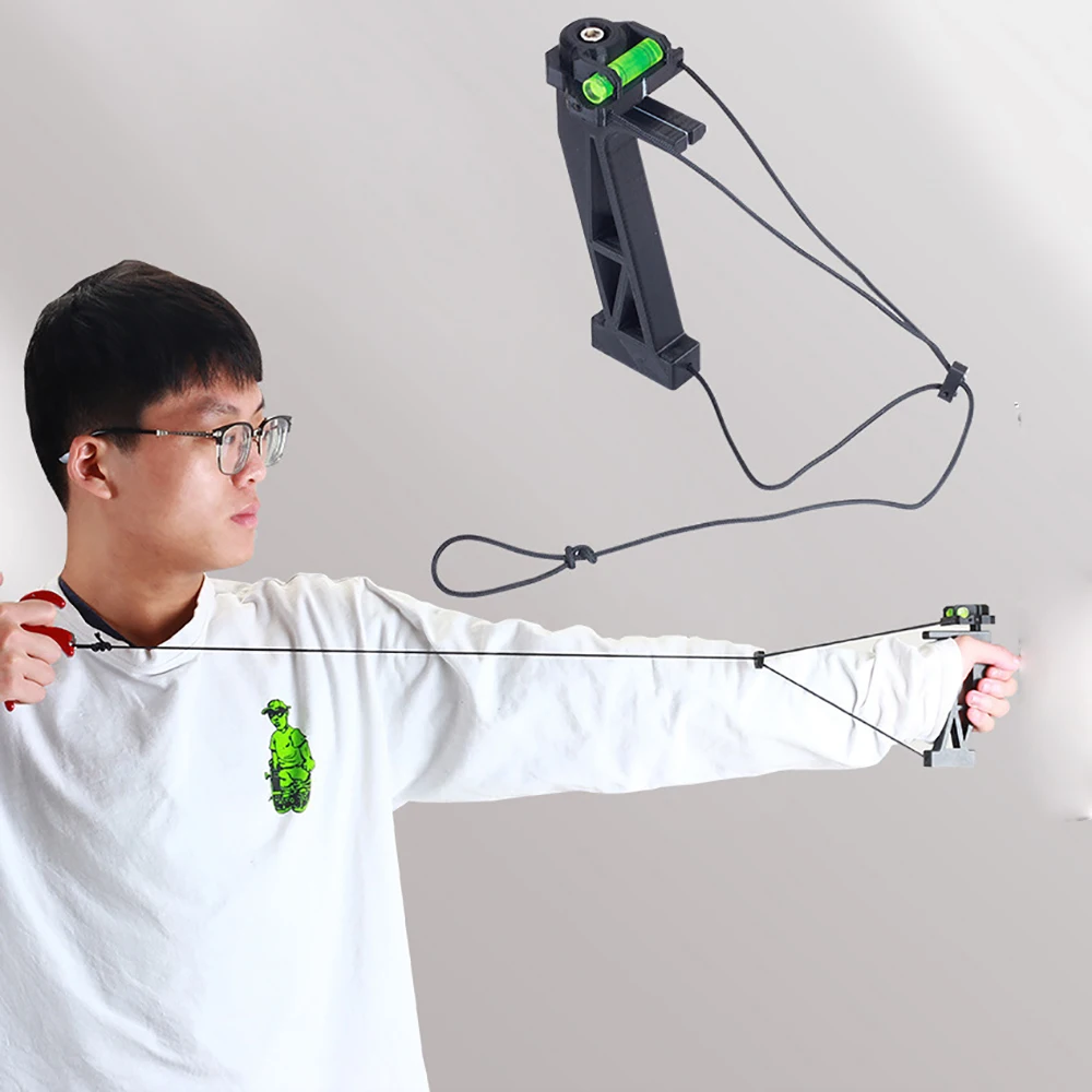 1pc Bow Release Trainer Composite Pulley Bow Archery Posture Correction Equipment with Horizontal Bubble for Compound Bow