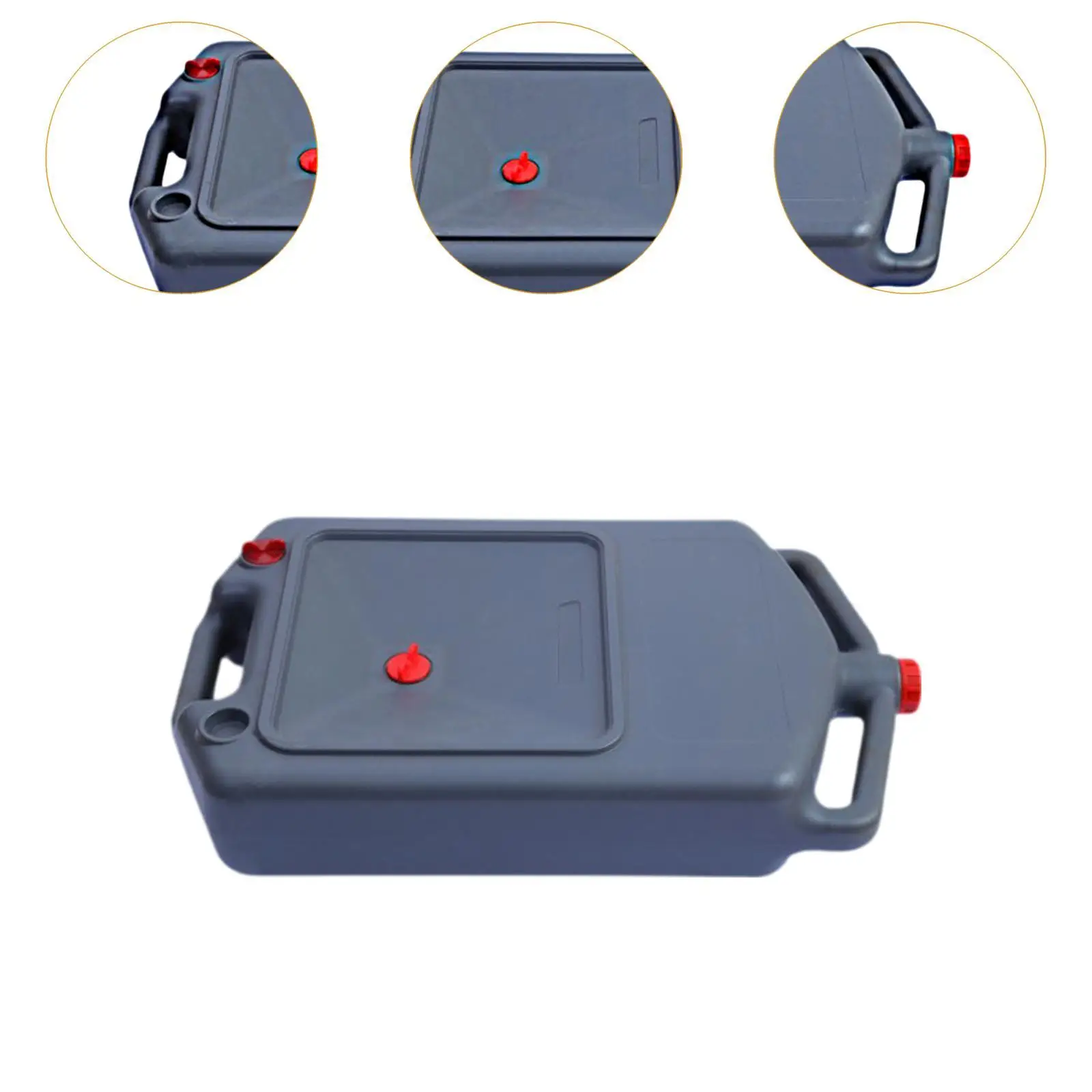 Oil Fuel Coolant Can 12L Drain Tray Pan Multifunction Large Capacity Repairing with Drain Hole for Workshop Motorcycles