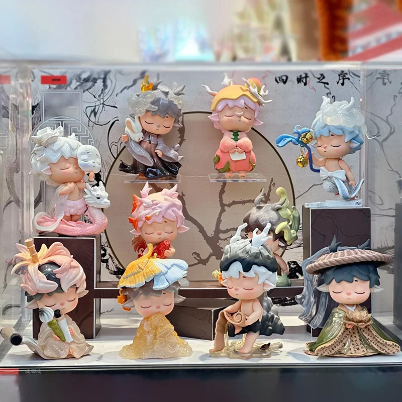 

MIMI The Poetry Of Time In Four Seasons Series Blind Box Kawaii Фигурки Сумка-сюрприз Симпатичная аниме-фигурка MIMI Mystery Box