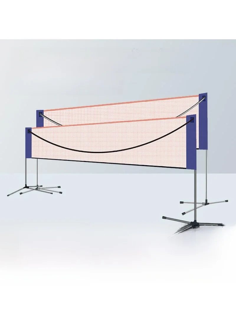 indoor-outdoor-badminton-net-frame-foldable-galvanized-iron-tube-wire-net-style-sports-fitness-fans-supplies-badminton-equipment