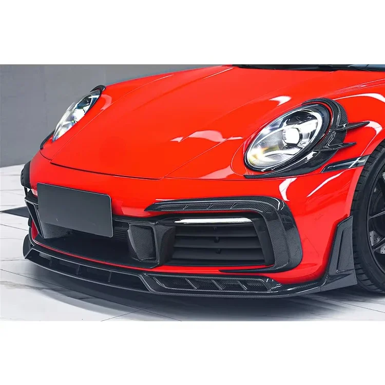 Darwinpro BKSSII Style Front Lip (DONT FIT SPORT Front BUMPER) For 911 992 Carrera S 4 4S Targa Cabriolet