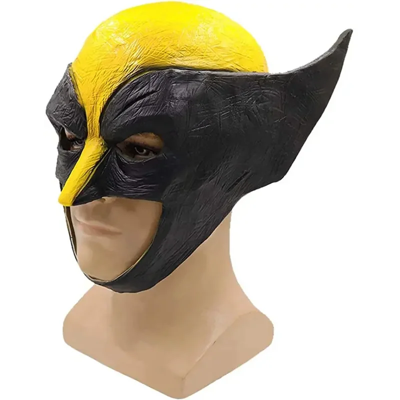 CyBulex Wolverine máscara James Howlett látex media cara máscara película Cosplay disfraz de Halloween accesorios para adultos de alta calidad