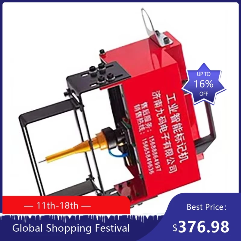 

1908 Nützliche tragbare pneumatische Nadelpräge-Markierungsmaschine aus Metall für VIN-Code (100 x 20 mm). Rahmen 922