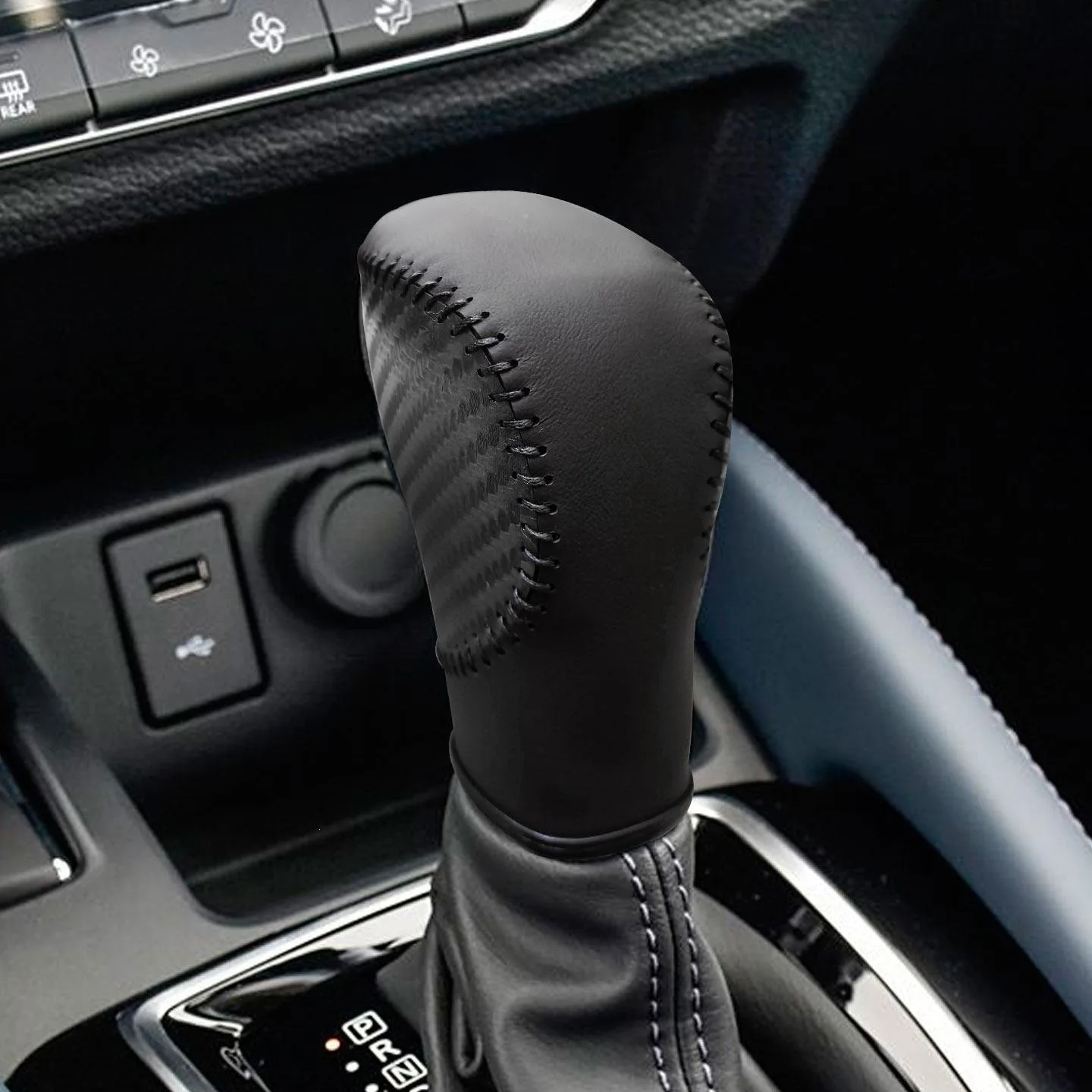 For Nissan Qashqai 2025 Genuine Leather Gear Shift Knob Cover Gear Gaiter Shift Lever Boot