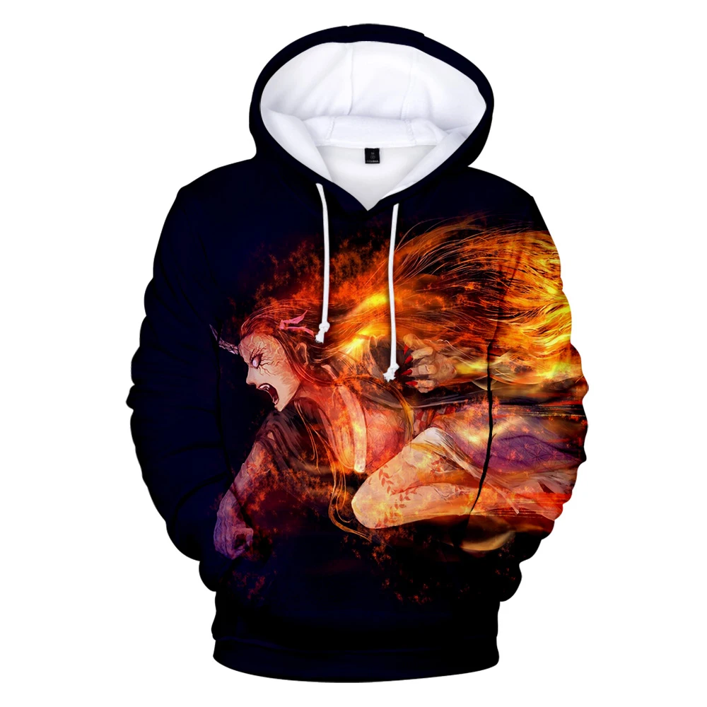 Demon Slayer Hoodies Boys/girls Fashion Brand 3D Anime Sweatshirt 3D Harajuku Demon Slayer ren Hoody Novelty Hip Hop Coats