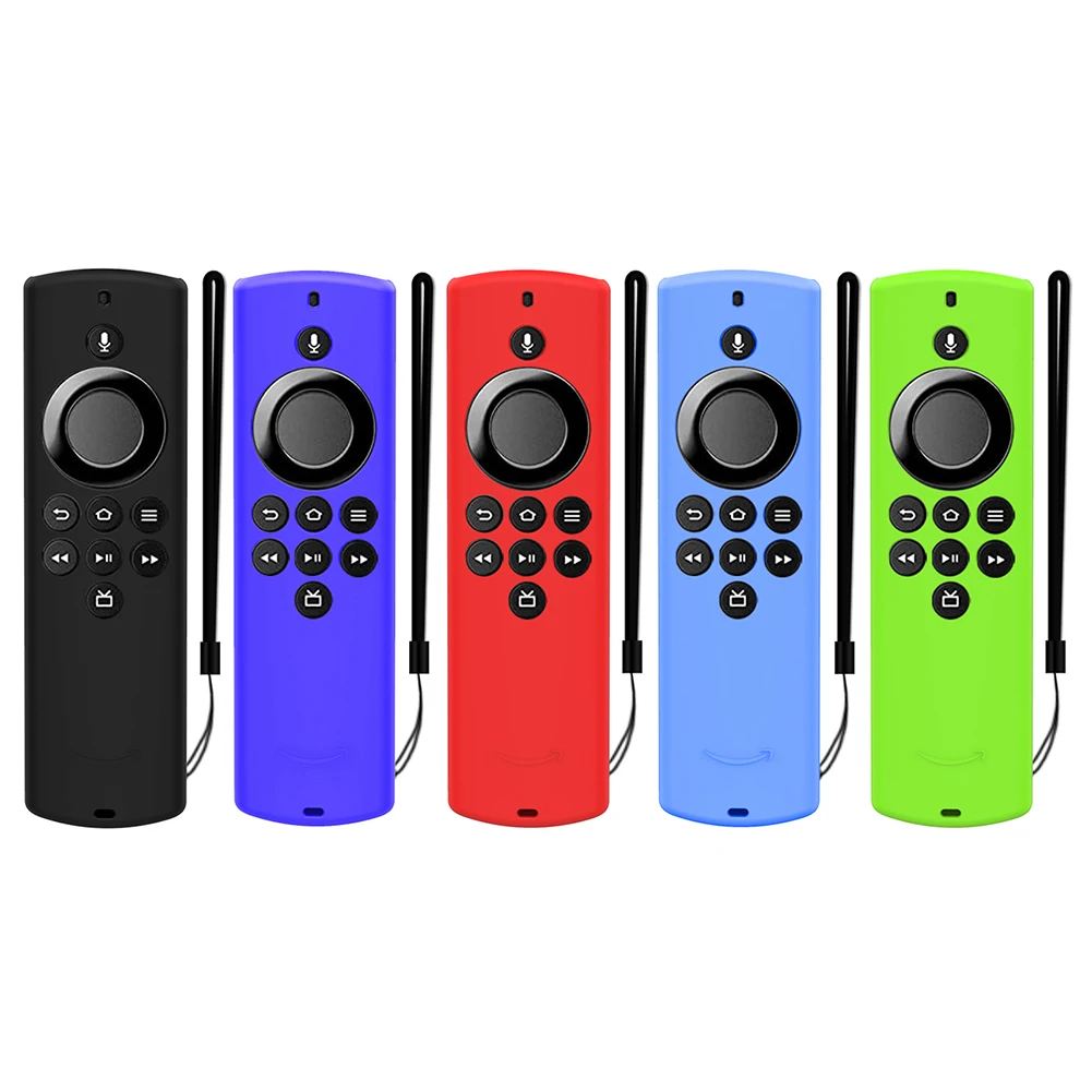Anti-scratch Non-slip Remote Cover Shell Shockproof Case Remote Controller Cover for Alexa Voice Remote Lite/Fire TV Stick