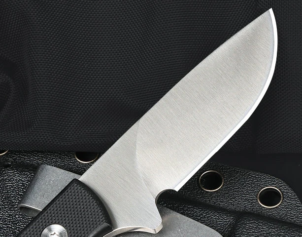 Fwolf ストレート固定刃ナイフ 5CR13MOV ブレードキール + G10 ハンドル EDC 狩猟キャンプ戦術サバイバルツールナイフ