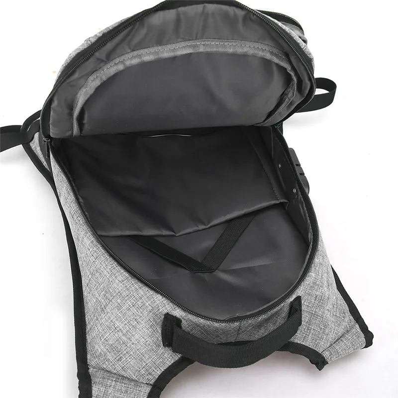 Pioneer-mochila universal de grande capacidade para homens e mulheres, anti-roubo com bloqueio, bolsa para laptop, carregamento USB, bolsa de viagem, dj