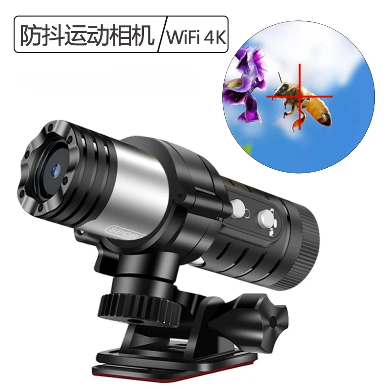 4K Cycling Camera Cross Border Long Range Outdoor Sports Camera Bicycle Motorcycle Helmet Recorder