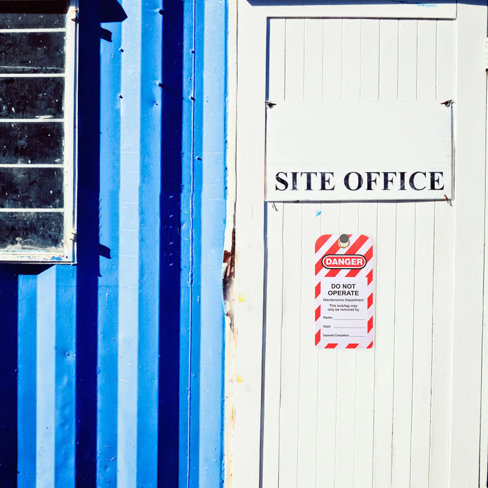 

10pcs Warning Equipment Repair Do Not Operate Plastic Lockout Hanging Safety Tags Factory Equipment Repair Tags Plastic