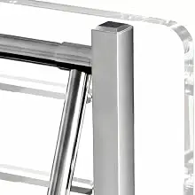 Folding Shower Seat and Bench Wall Mounted, Transparent
