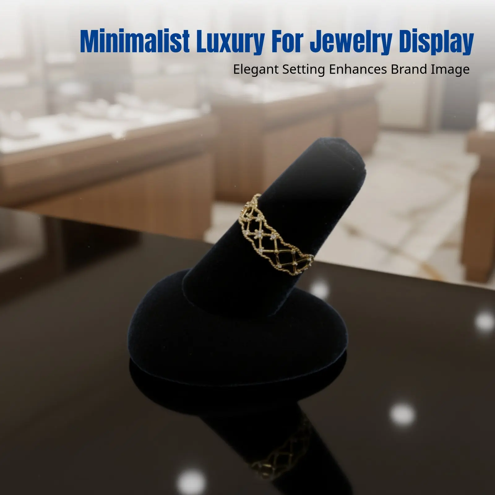 

Черная плюшевая подставка для украшений, держатель для браслетов, органайзер для колец, ожерелий, серег, кулонов, элегантный минималистичный реквизит