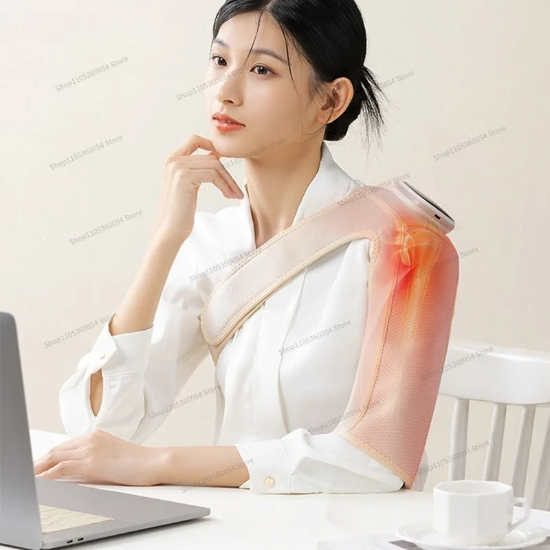 For Electric Heating Knee Dual-purpose Shoulder Guard Vibration Hot Compress To Keep Warm Knee Joint Shoulder Massager