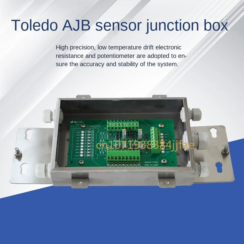 Caja de conexiones de pesaje, caja de conexiones impermeable de alta precisión con Sensor AJB-005/007/015