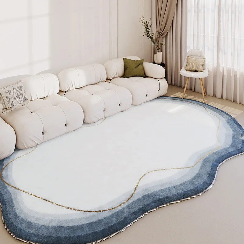 

Japanese Style Shaped Rugs Carpets Living Room Decoration Floor Non-Slip Mat Irregular Sofa Area Rug Soft Thick Bedroom Carpet