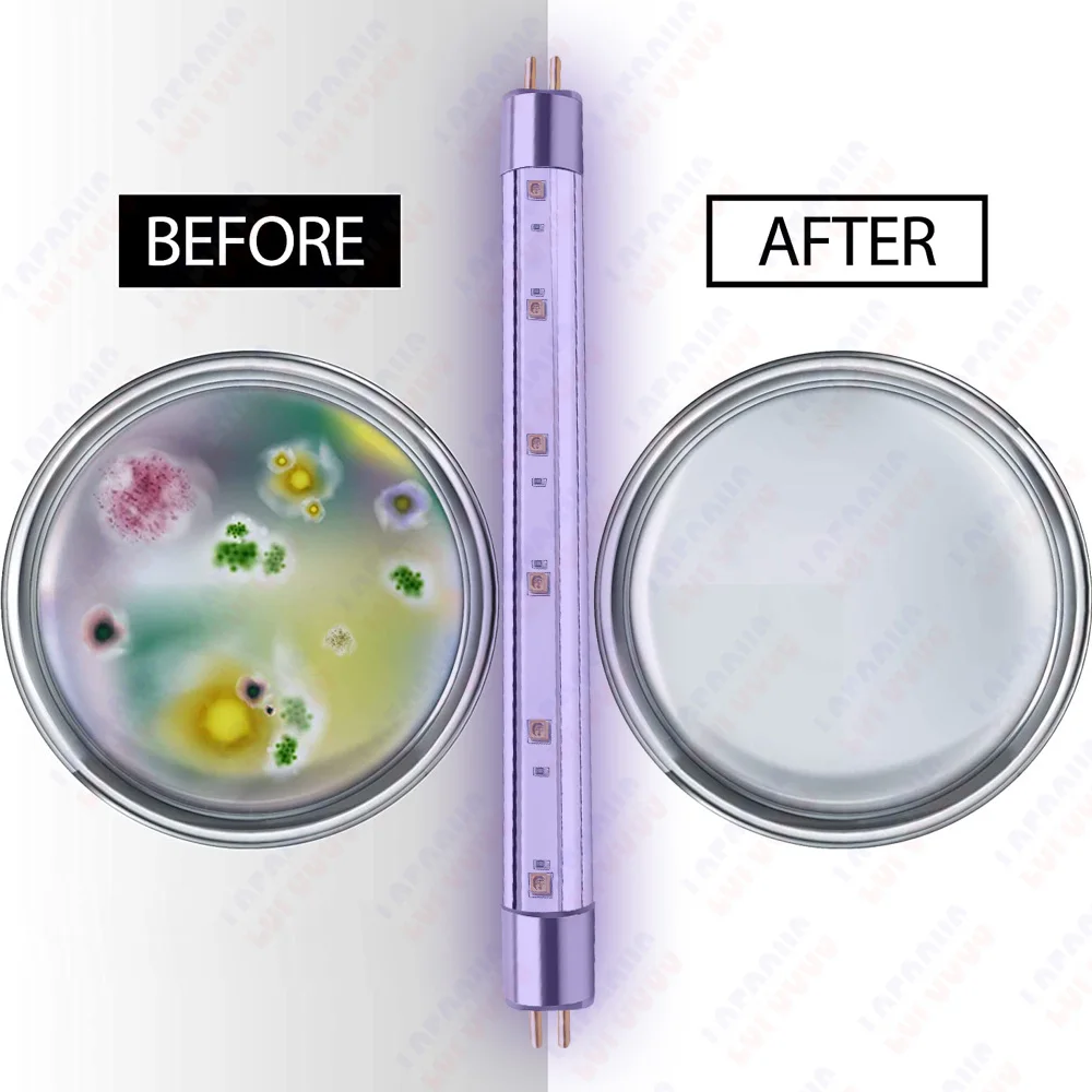 T5 2W 3W 4W 5W Quartz LED Ultraviolet Lamps Sterilizer Tube 270nm 280nm UVC 12V 24V For Sterilization Purification Disinfection