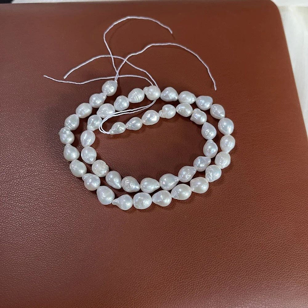 7-8mm 4A Natural Freshwater Pearl White Teardrop High Quality Isolated Bead Women Jewelry Make DIY Necklace Bracelet Accessories 6