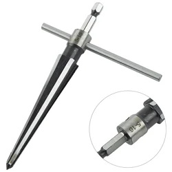 1pc Taper Reamer Hand Metal Reamer Deburring Enlarge Pin Hole Handheld Reamer For Wood Metal Plastic Drilling Tools 5-16mm