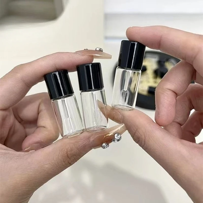 5/3/1PCS Mini Refillable Bottles Liquid Foundation 4ml Subpackage Travel Empty Bottle Mini Digging Spoon Glass Cosmetics Tools