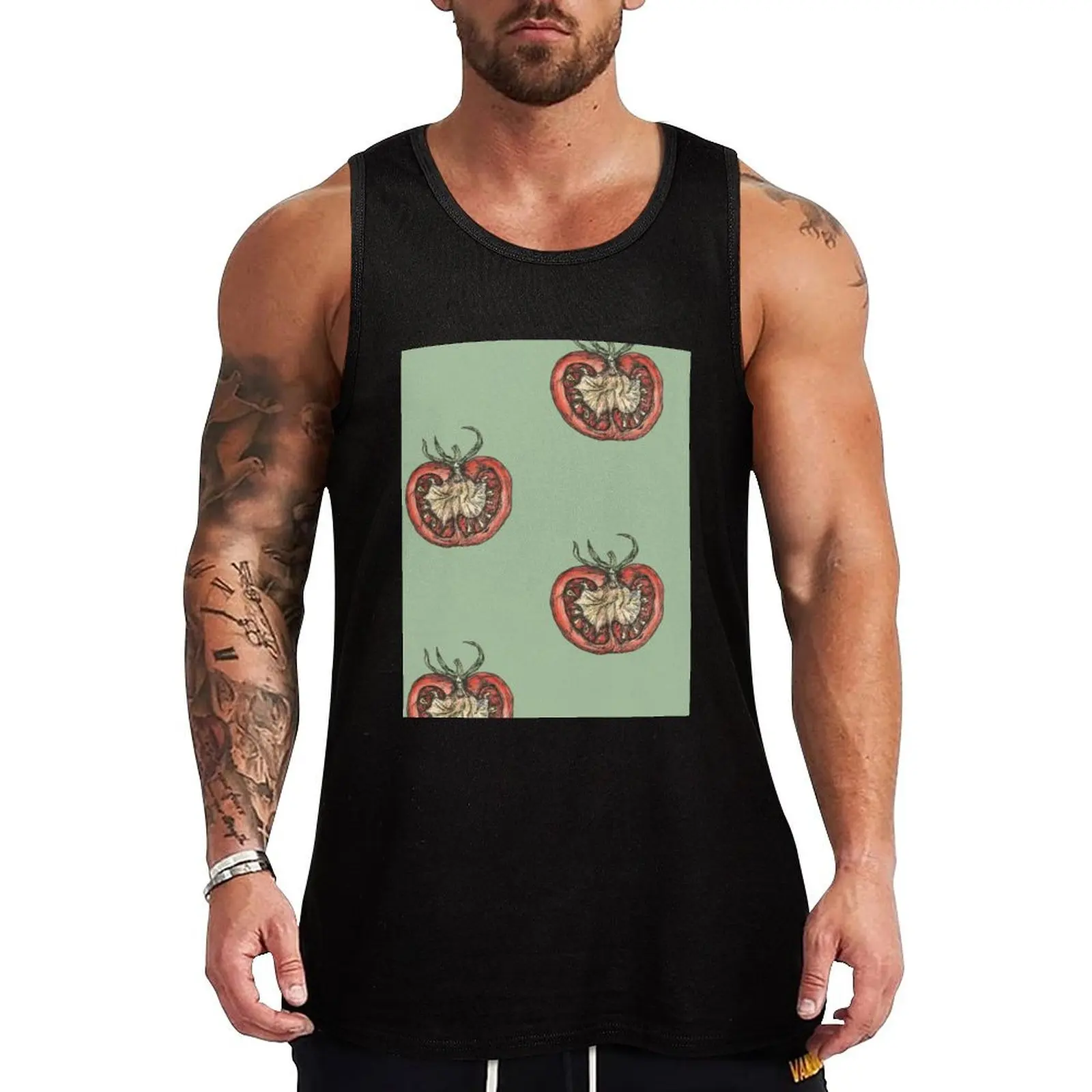 

Tomato Tank Top Cooling Tank Top Breathable Lightweight Summer Wear