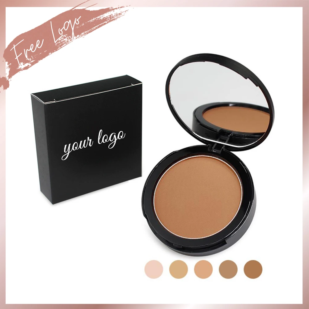 

Foundation Pressed Powder Vendor Low MOQ Oil Control High Quality OEM Face Setting Private Label Matte Compact Powder Coverage