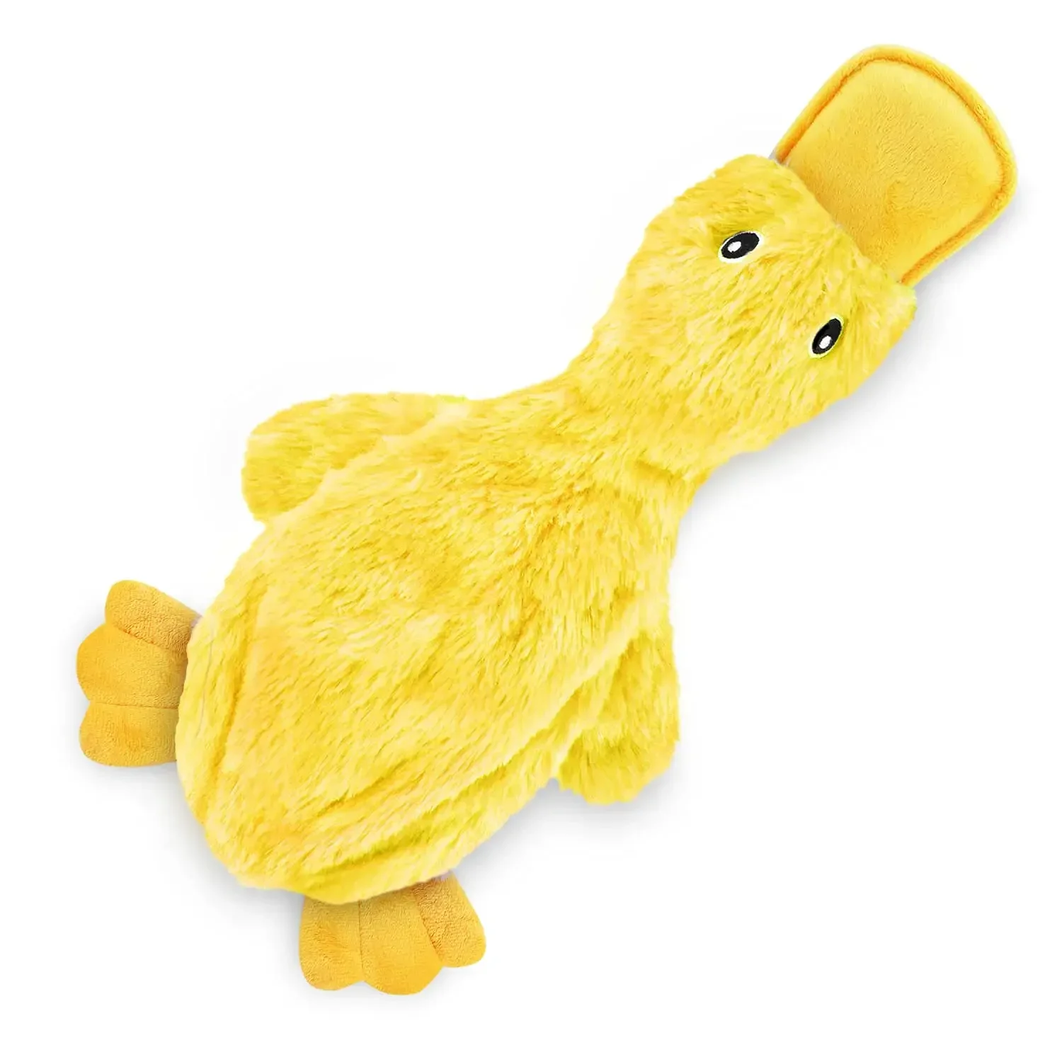 

Supplies Crinkle Dog Toy Cute No Stuffing Duck with Soft Squeaker Premium Soft Chew Toys for Small Medium Large dog