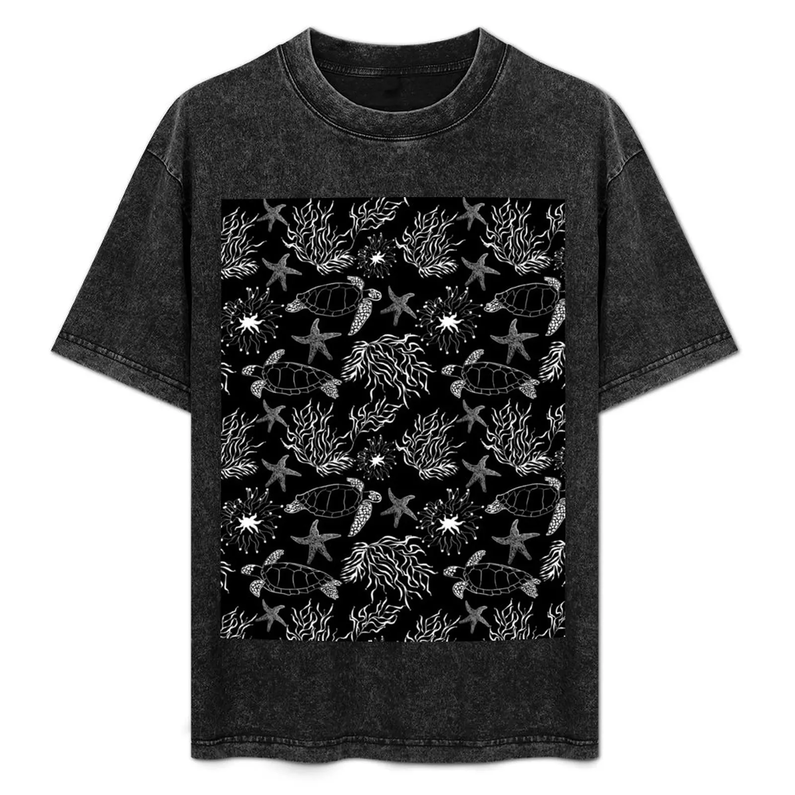 

Underwater world, turtle T-Shirt new edition T-shirts man heavyweights tees Men's clothing