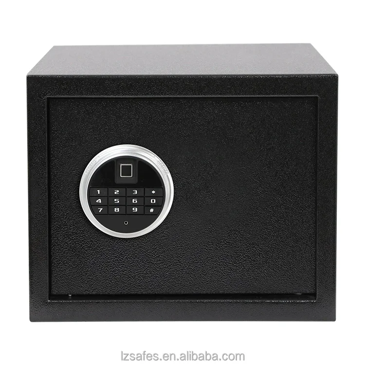 Professional and Durable Strong Iron Steel Password Operated Security Money Cash Safe Box For Home Office Jewelry Black