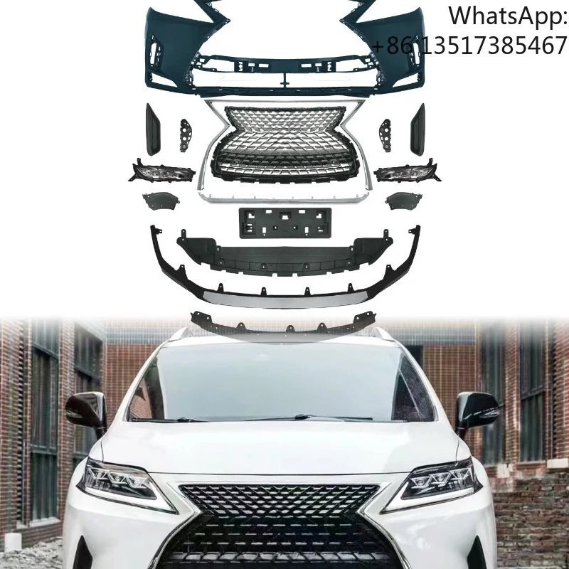 

Kit for Lexus RX270 350 450h 2009-2015 Upgrade to 2019+ Style Front Bumper Automotive Body Kits