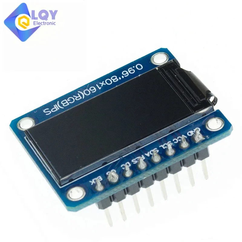 LQY TFT Display 0.96 / 1.3 1.44 1.77 1.8 2.0 2.4 Inch IPS 7P SPI HD 65K Full Color LCD Module ST7735 Drive IC For Arduino