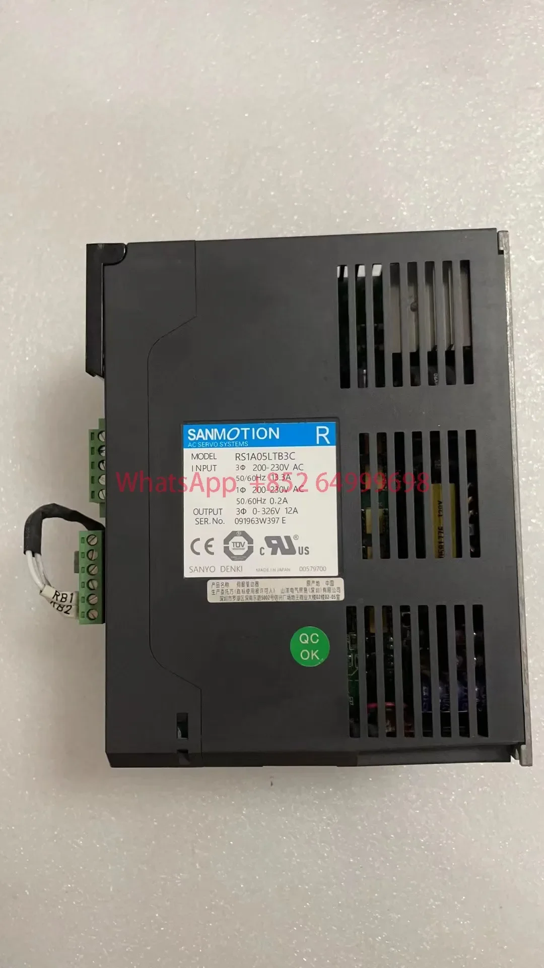 

RS1A05LTB3C Used AC servo systems tested ok