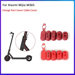 Electric Scooter Charge Port Waterproof Cover Case Dust Plug Cable Cover 4Pcs Set For Xiaomi Mijia M365 Rubber Plug Cap Parts