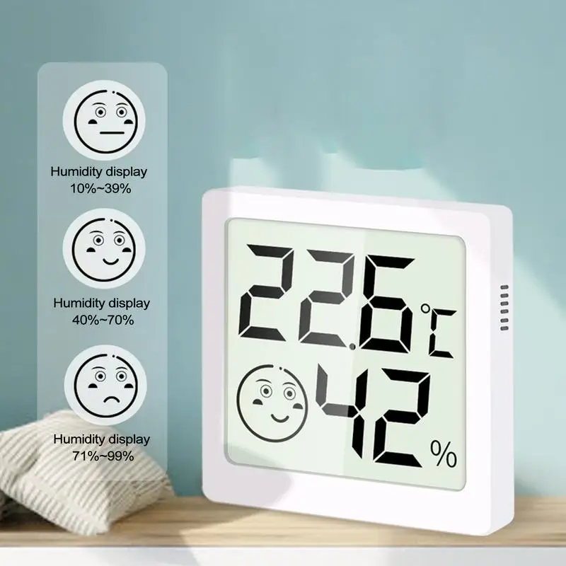 New Mini LCD Digital Thermometer Hygrometer Indoor Electronic Temperature Hygrometer Sensor Meter Household Thermometer