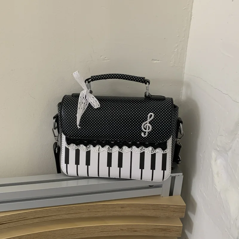 Fashion Polka Dot Ladies Piano Bag New Style Niche Underarm 