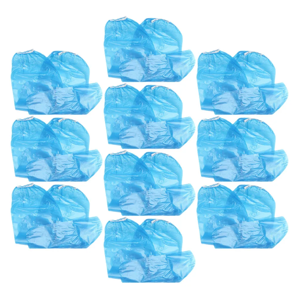 

20 Pcs Disposable Rain Boot Cover Waterproof Shoe Covers Running Shoes Motorcycle Travel