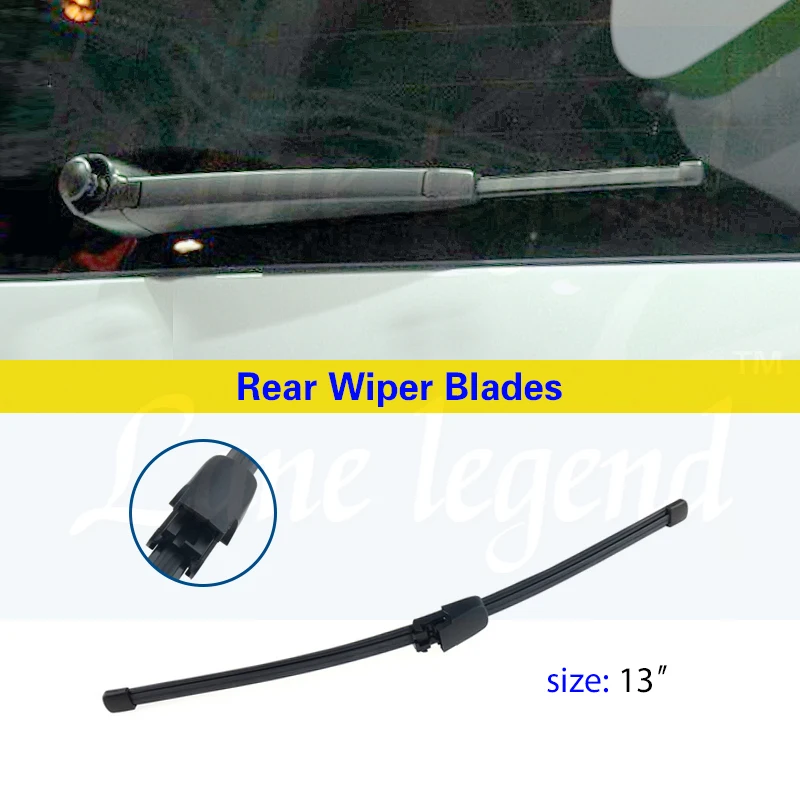 Wiper mobil kaca depan jendela belakang bilah Wiper Untuk Skoda Praktik Roomster 5J7 2006 - 2013 Aksesori otomatis 13"