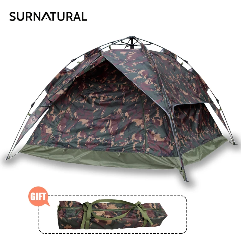 

Outdoor Camouflage Camping Tents Portable Waterproof Automatic One-touch Tent for Beach Park Camping Travel Hiking Fishing Tent
