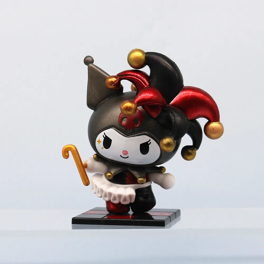 8ชิ้น/ล็อตการ์ตูนอะนิเมะSanrioโป๊กเกอร์Kingdom My Melody Kuromi Action Figureรูปปั้นคอลเลกชันตกแต่งบ้านของเล่นเด็กของขวัญ