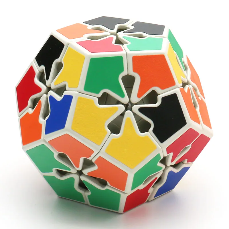 HeShu 6 ألوان Kilominx 2x2 Megaminx Dodecahedral متجمد ملتوي لغز المكعب السحري الكبار المراهقين لعبة الذكاء دعابة الدماغ