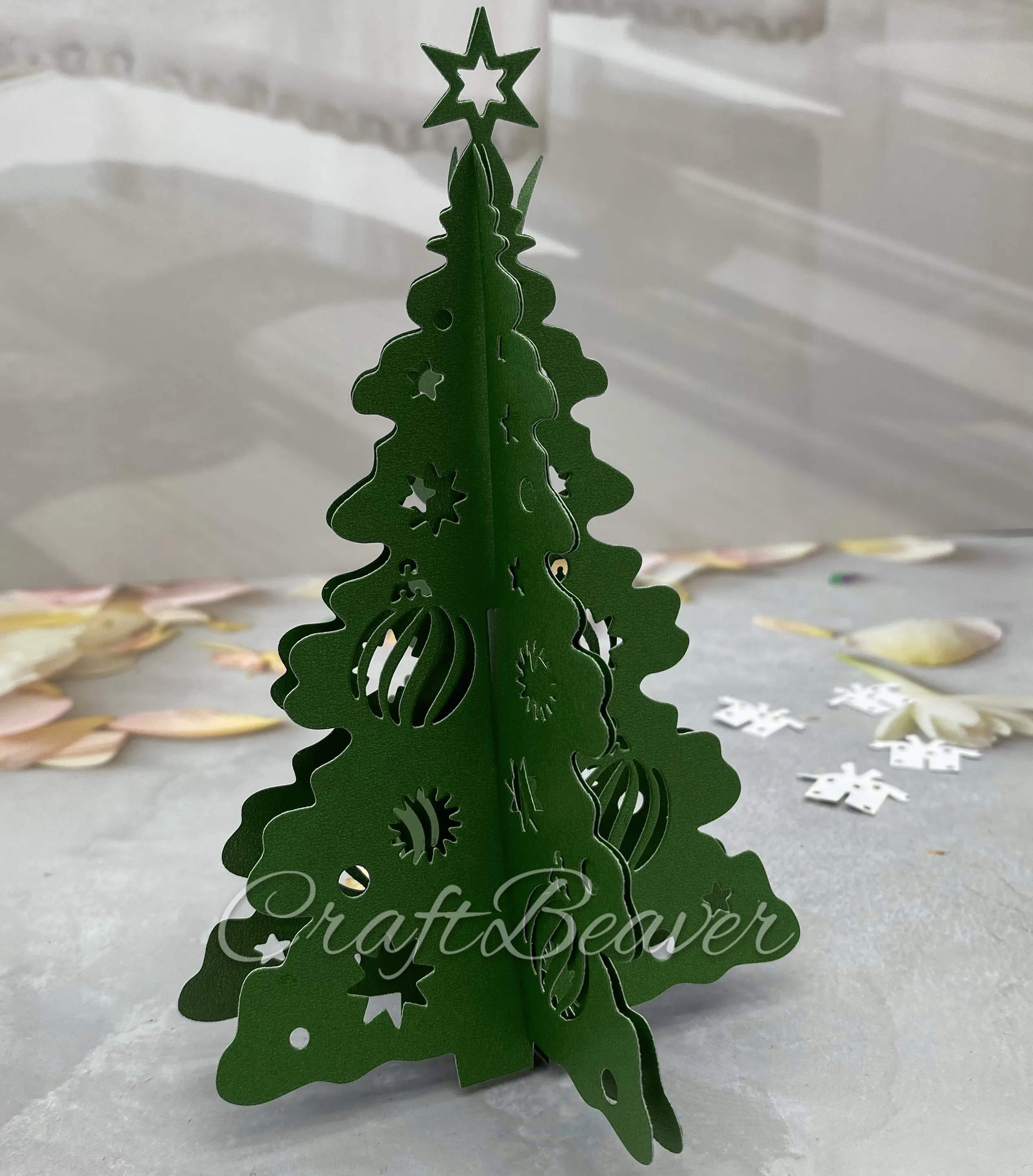 3D Christmas Trees Cutting Dies Metal Stencil Templates Paper Craft DIY Gift Home Decorations 2023 New Arrivals