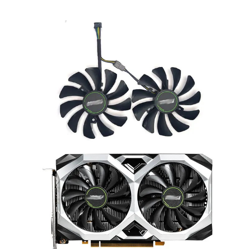 

85mm DC12V 0.4A 4PIN HA9010H12F-Z XY-D09010SH Cooler Fan Graphics Card Fan for MSI GeForce GTX 1660 1660Ti RTX 2060 VENTUS XS C