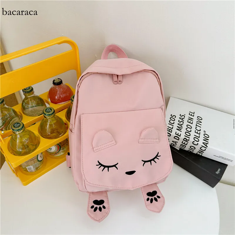 Kindergarten Go Out Outing Children Backpacks, Boys' Girl Tourism Multifunctional High-capacity Double Shoulder Tidal Bag