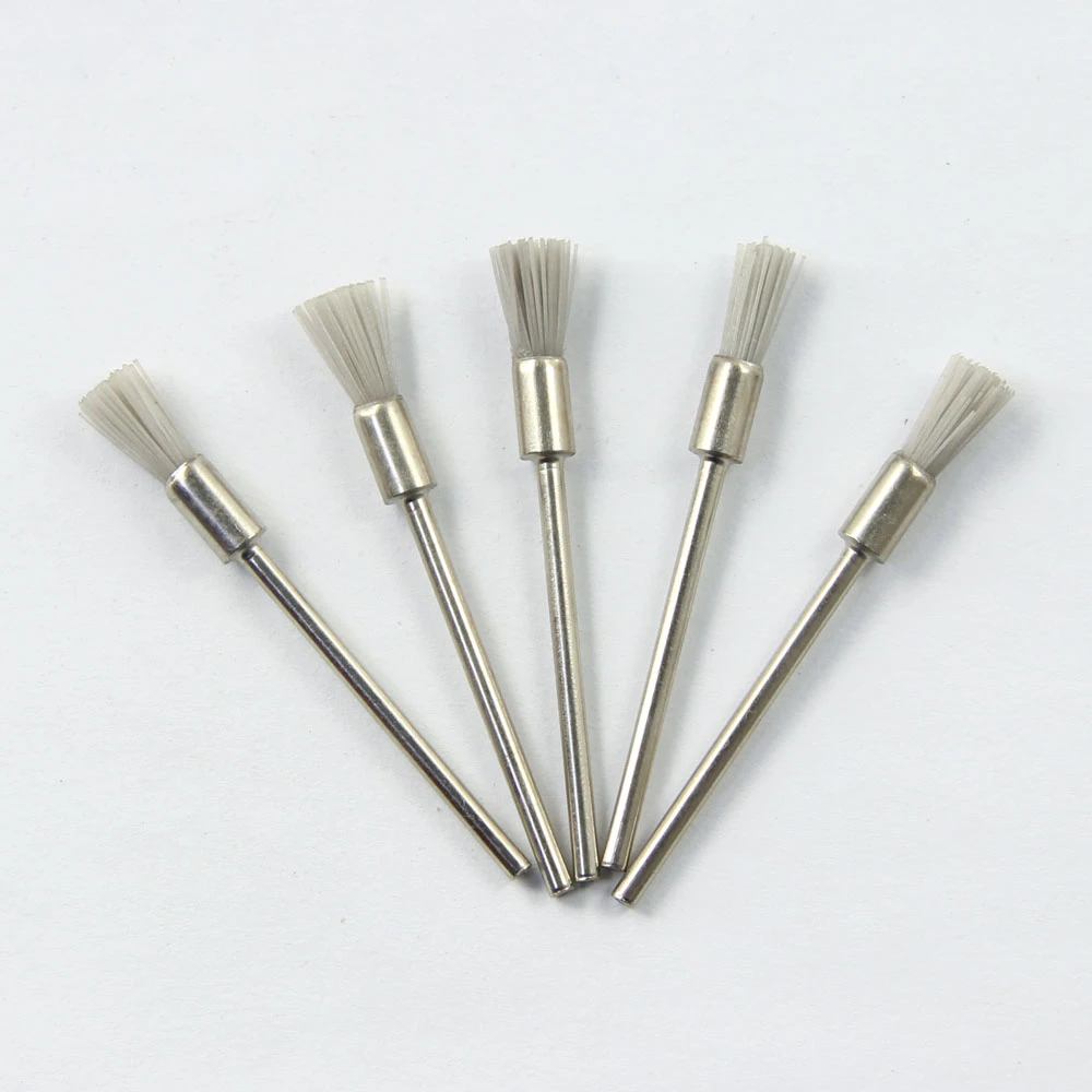 #05AI05# 5pcs/pack Dental Polisher Elastic Polyamide Fiber Impregnated With Alumina Oxide Dental Polishing Brush Dentist Tool