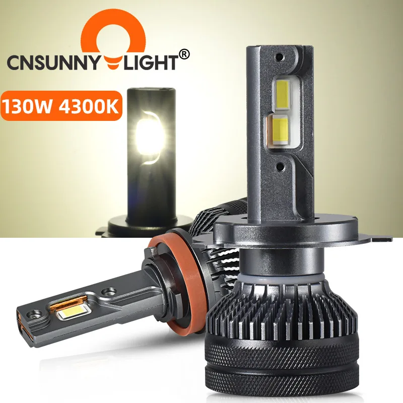 

K5C K6C Automotive LED Headlight High Power 65W Super Bright 4300K Warm White H4H7 Automotive LED Headlight