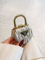 Mini and compact chain mouth red envelope fashionable small fragrance style hand-held shoulder bag
