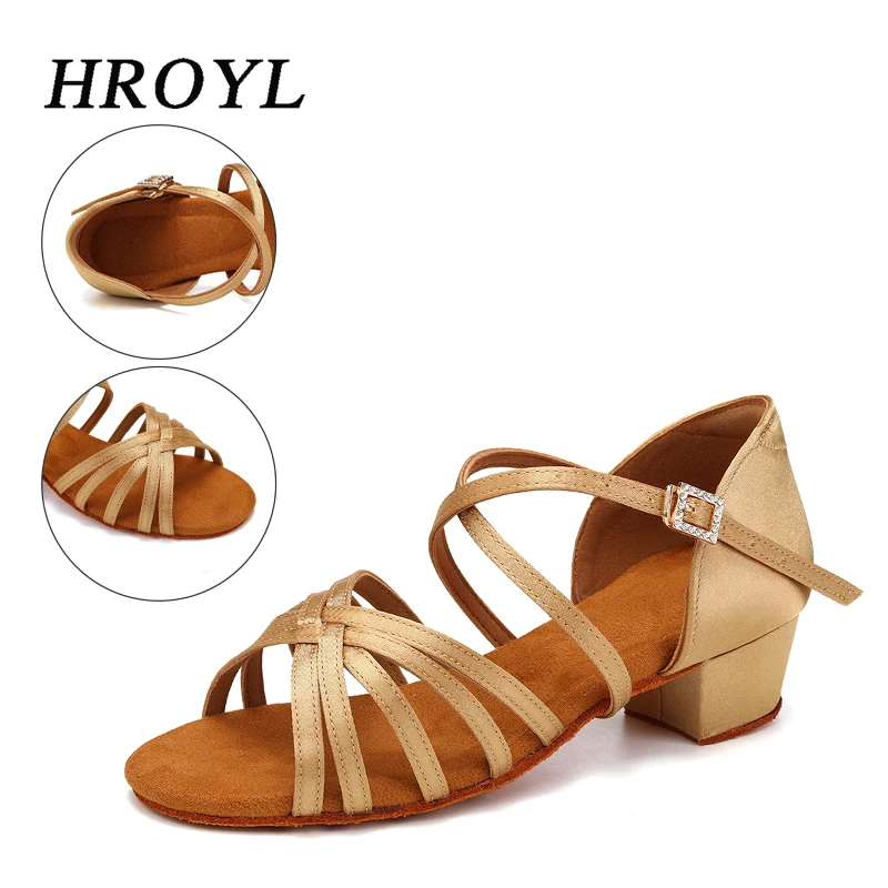 Girls Dance Shoes for Woman Children Ballroom Latin Shoes Women Kids Ladies Modern Tango Dancing Practice Shoes Salsa Sandals