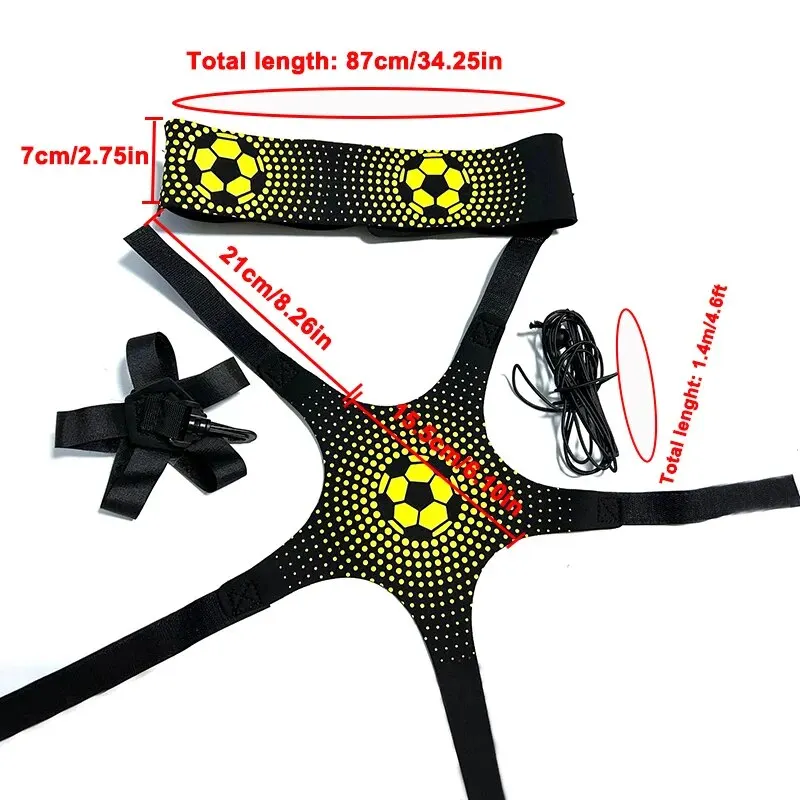 كرة القدم ركلة رمي منفردا ممارسة حزام خصر قابل للتعديل كرة القدم التحكم معدات التدريب تدريب الأطفال حزام مطاط