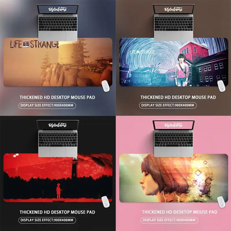 Life is Strange Mouse Pads Gamer Keyboard Mat Pads Gaming Desk Protector Laptops Large Mousepad Cartoon Deskmat